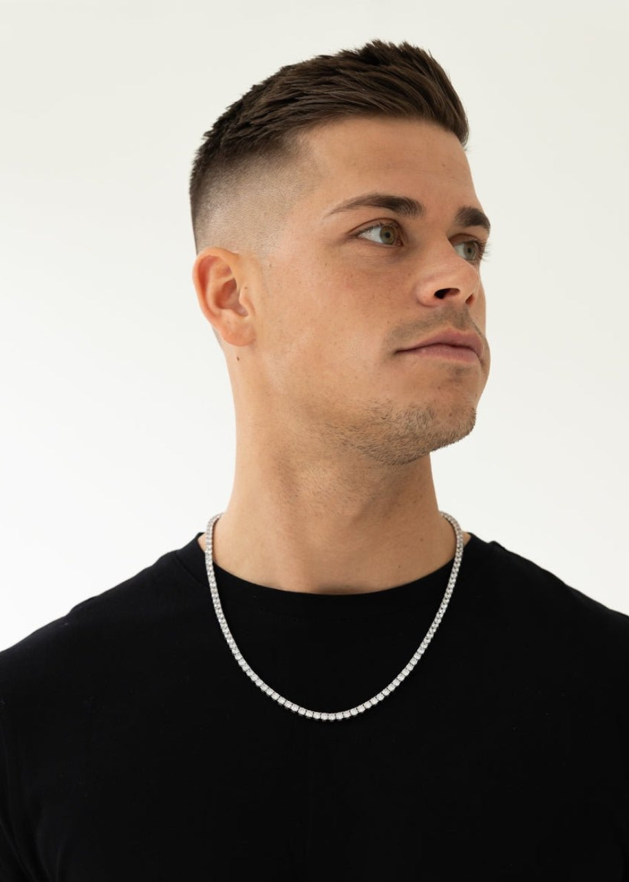 Tennis Chain. - (VVS CZ) 4MM