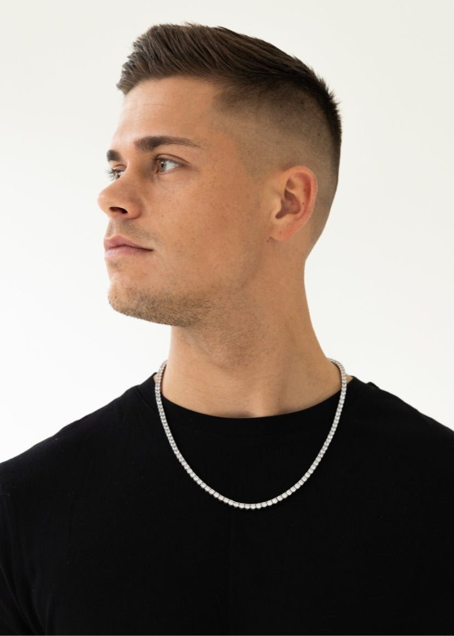 Tennis Chain. - (VVS CZ) 4MM
