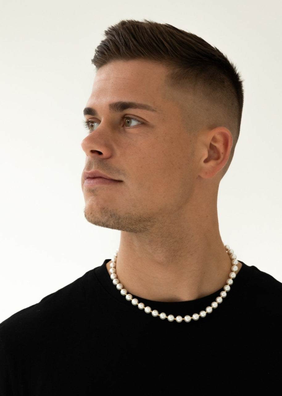 Pearl Chain. - (Gold) 8MM