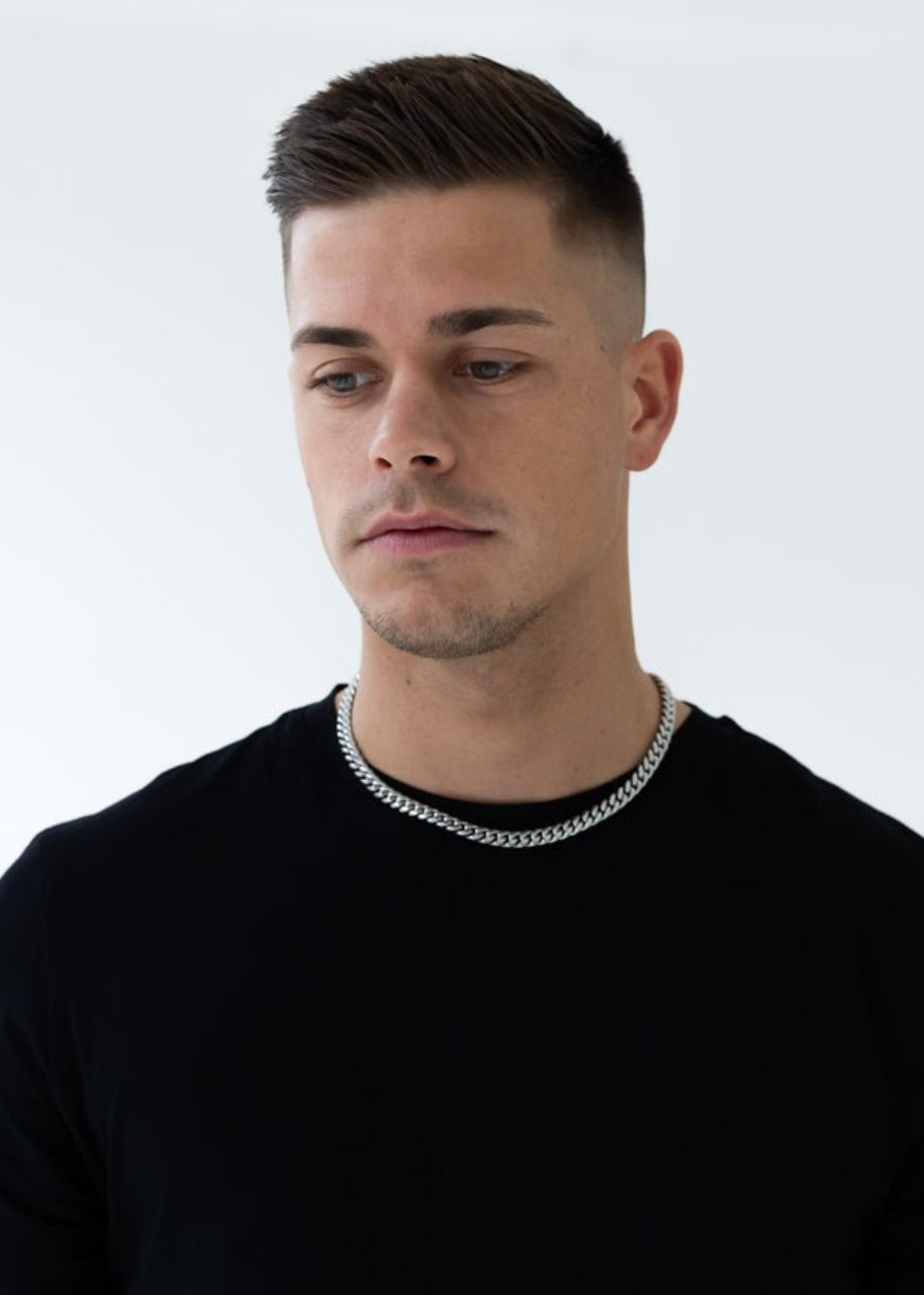 Havana Chain. - (Silver) 8MM