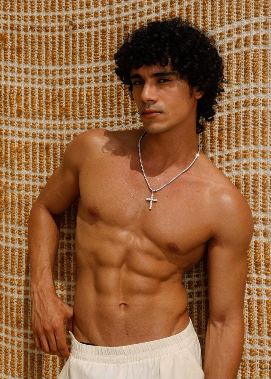 Cross Pendant- (VVS CZ)