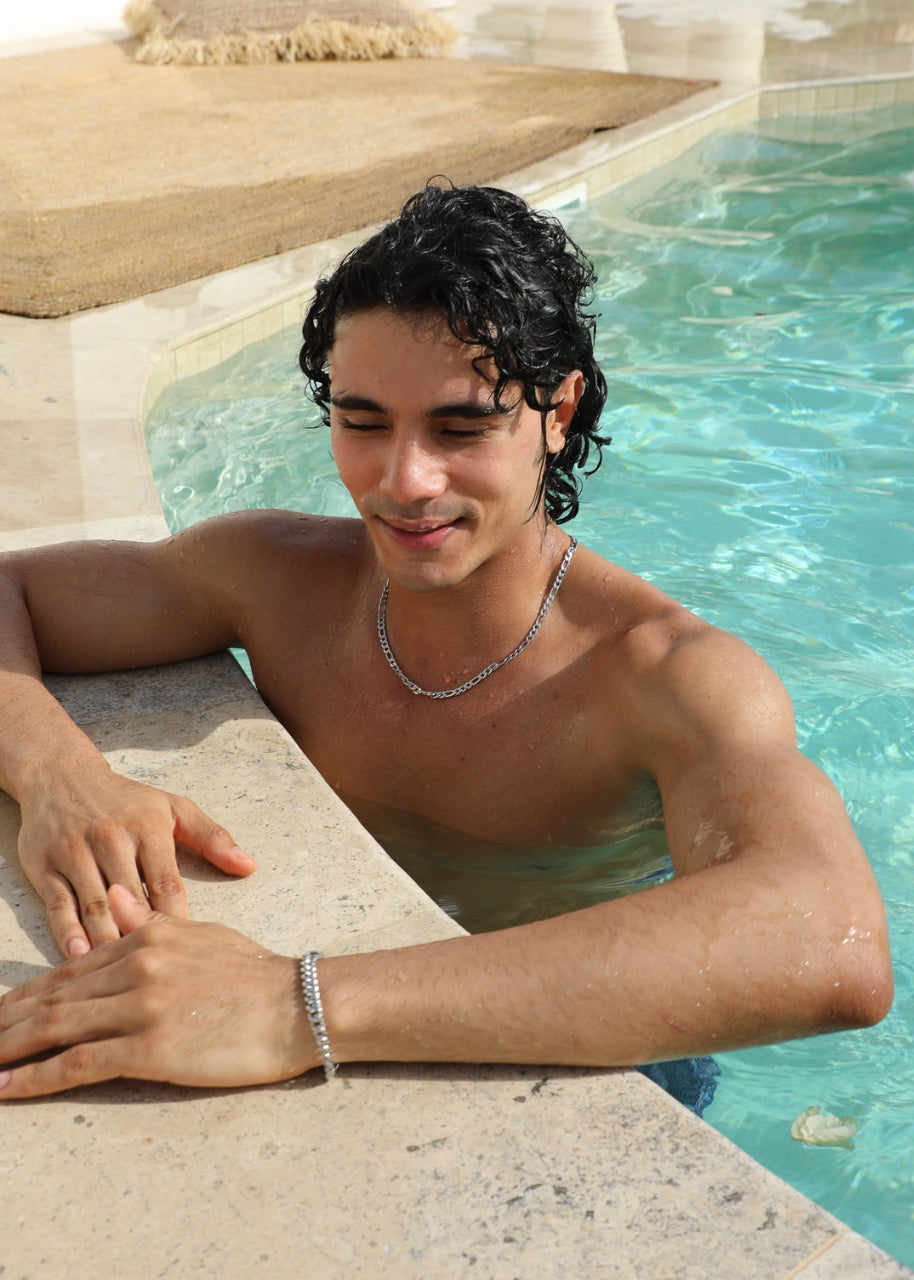 Cartagena Chain. - (Silver) 5MM