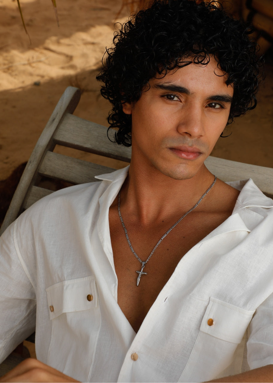 Sacred Crucifix. - (Silver)