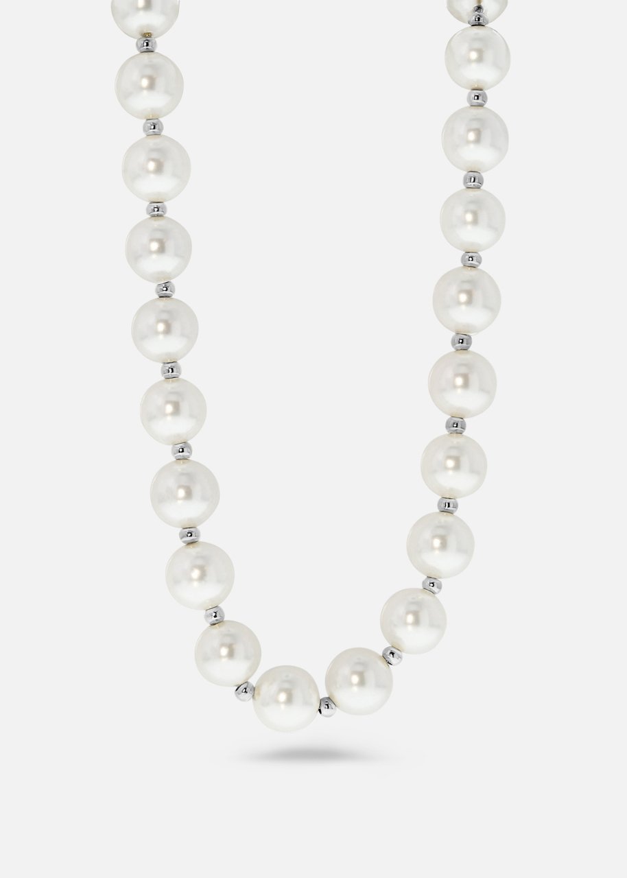 Pearl Chain. - (Silver 8MM - ICEBOYS