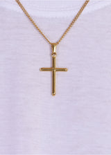 Cross Pendant. - (Gold)