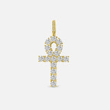 Ankh Pendant. - (VVS CZ)