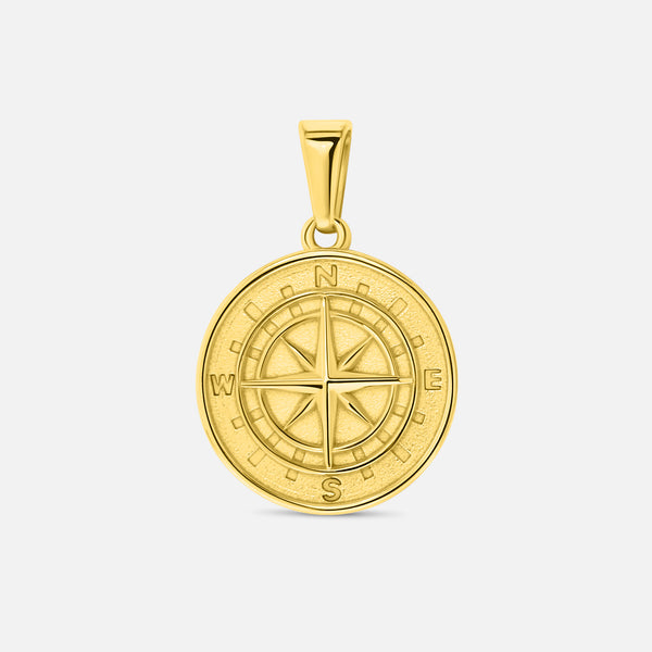 Compass Pendant. - (Gold)