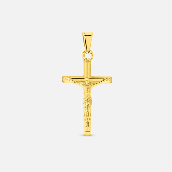 Crucifix Pendant. - (Gold)