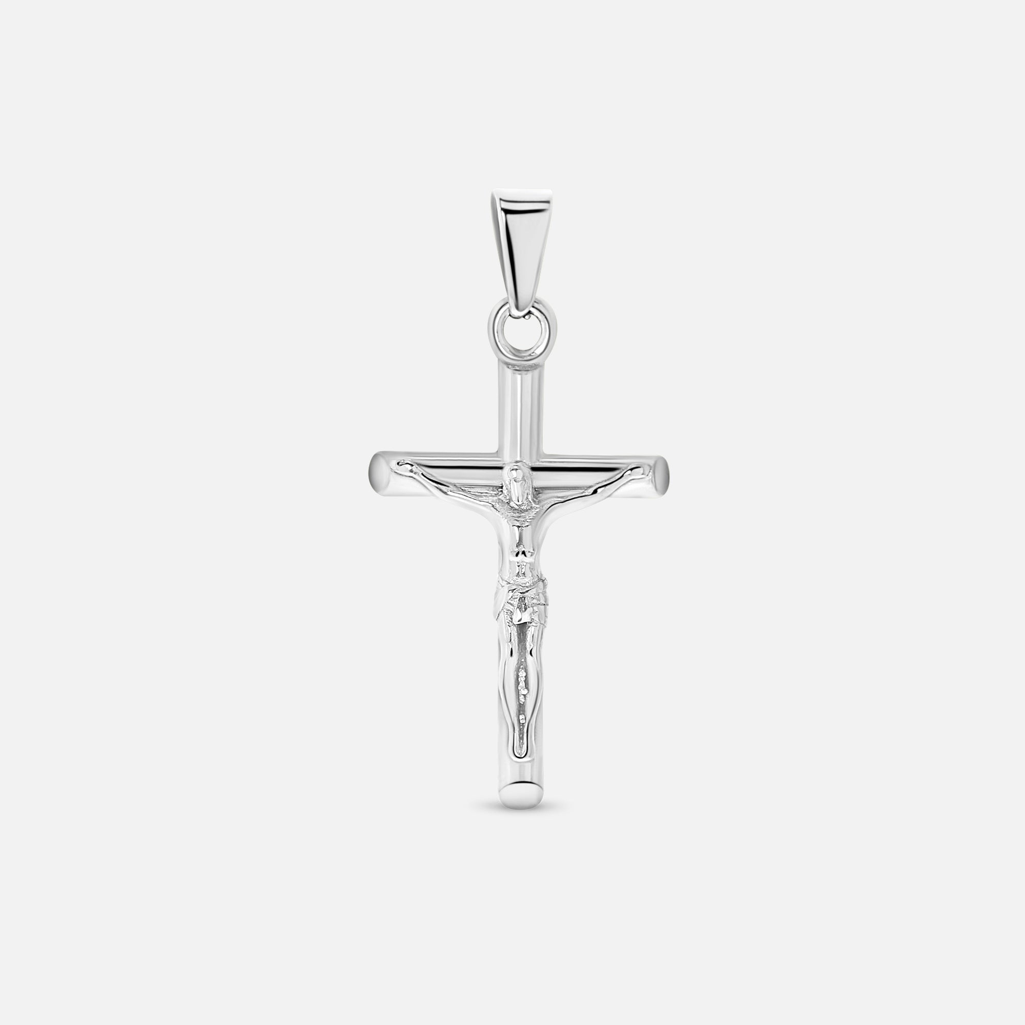 Crucifix Pendant. - (Silver)