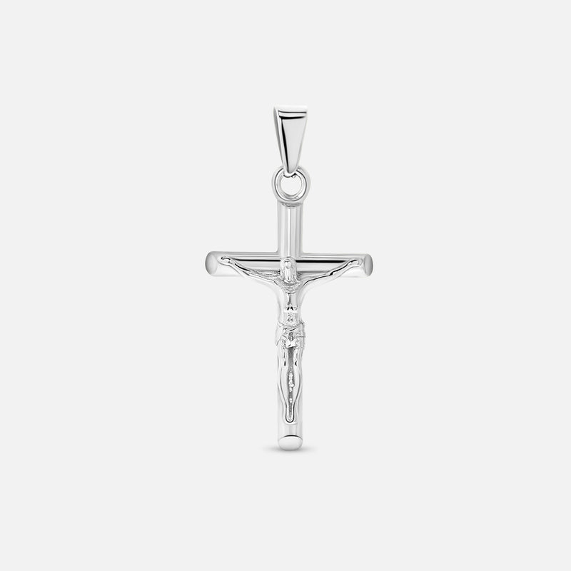 Crucifix Pendant. - (Silver)