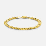 Cuban Bracelet. - (Gold) 5MM