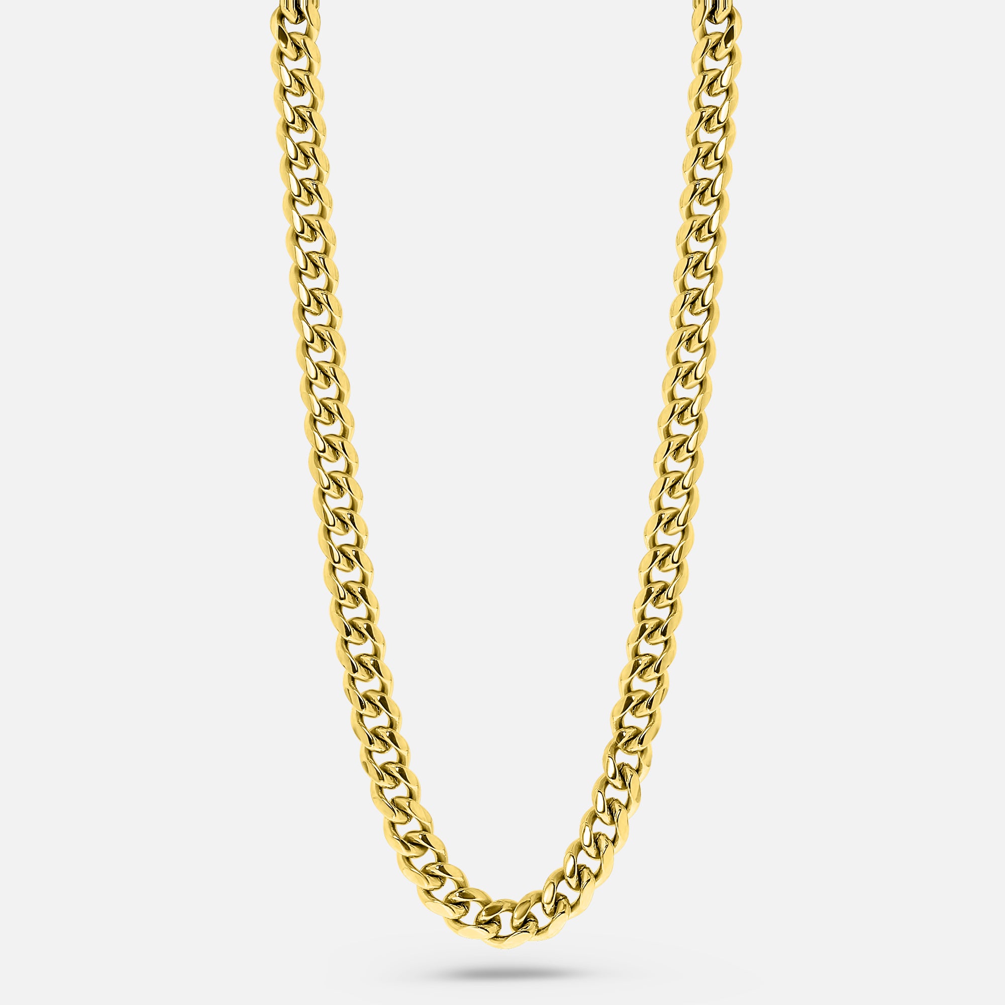 Cuban Chain. - (Gold) 4MM