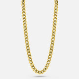 Cuban Chain. - (Gold) 4MM