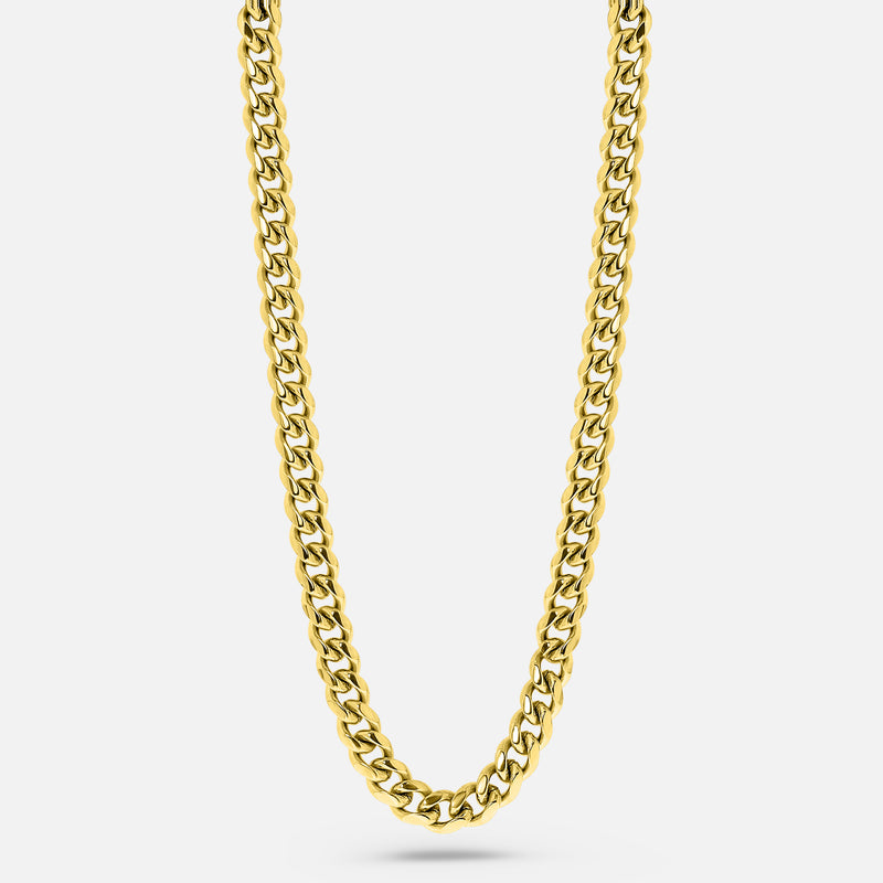 Cuban Chain. - (Gold) 4MM