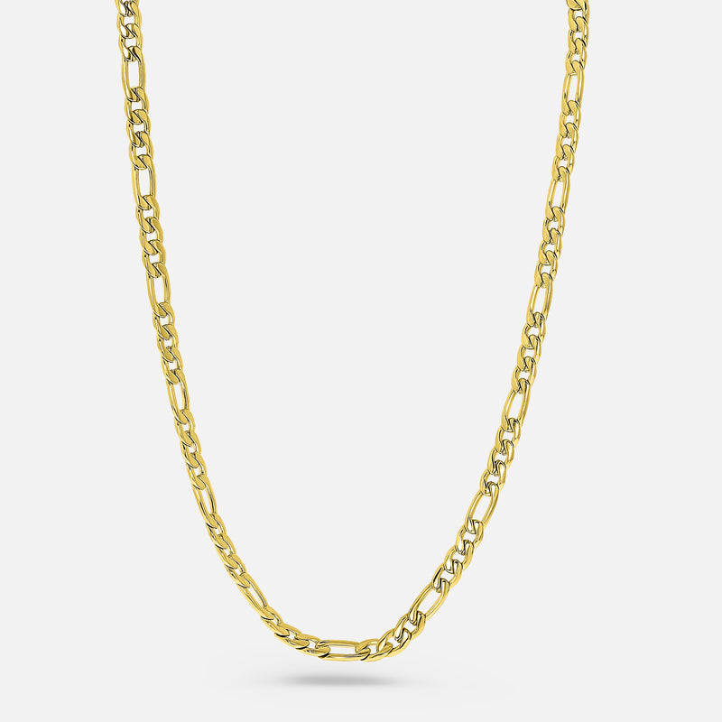 Figaro Chain. - (Gold) 3MM
