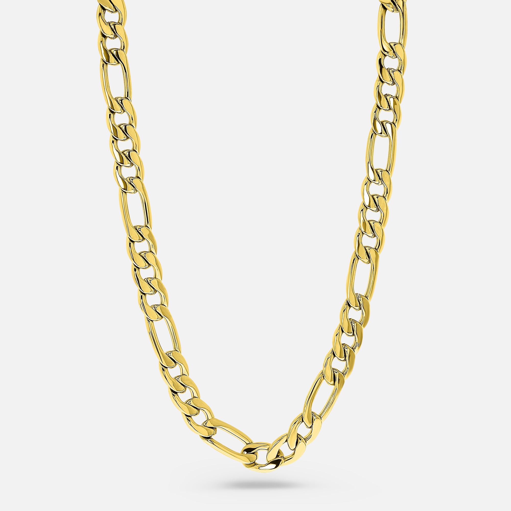 Figaro Chain. - (Gold) 5MM