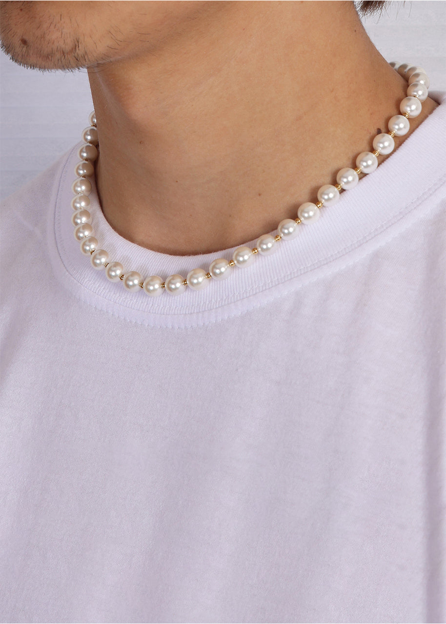 Pearl Chain. - (Gold) 8MM