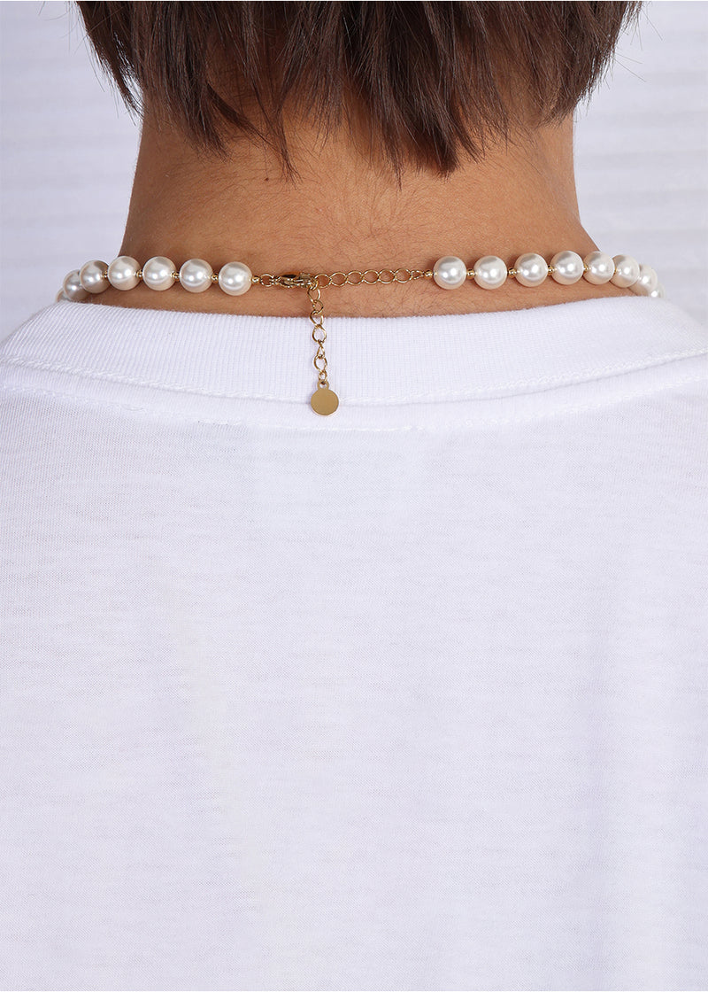 Pearl Chain. - (Gold) 8MM