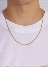 Cuban Chain. - (Gold) 2MM