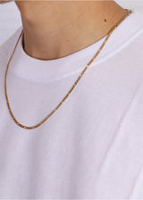 Figaro Chain. - (Gold) 3MM