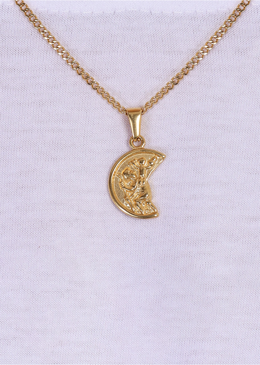 Quarter Pendant. - (Gold)