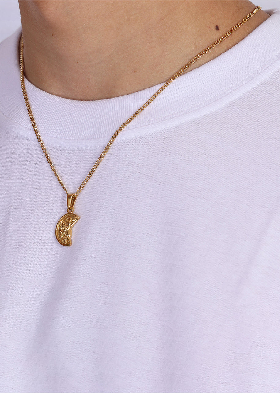 Quarter Pendant. - (Gold)