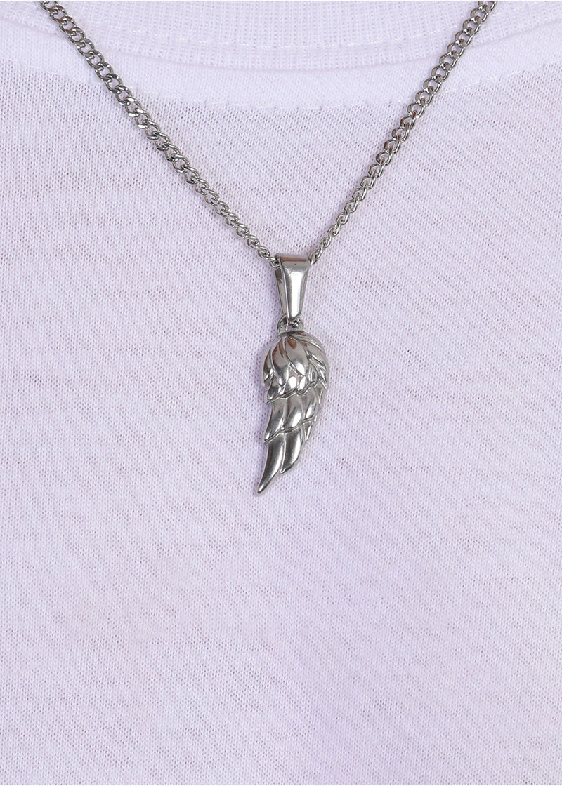 Wing Pendant. - (Silver)