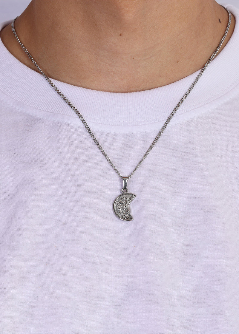 Quarter Pendant. - (Silver)