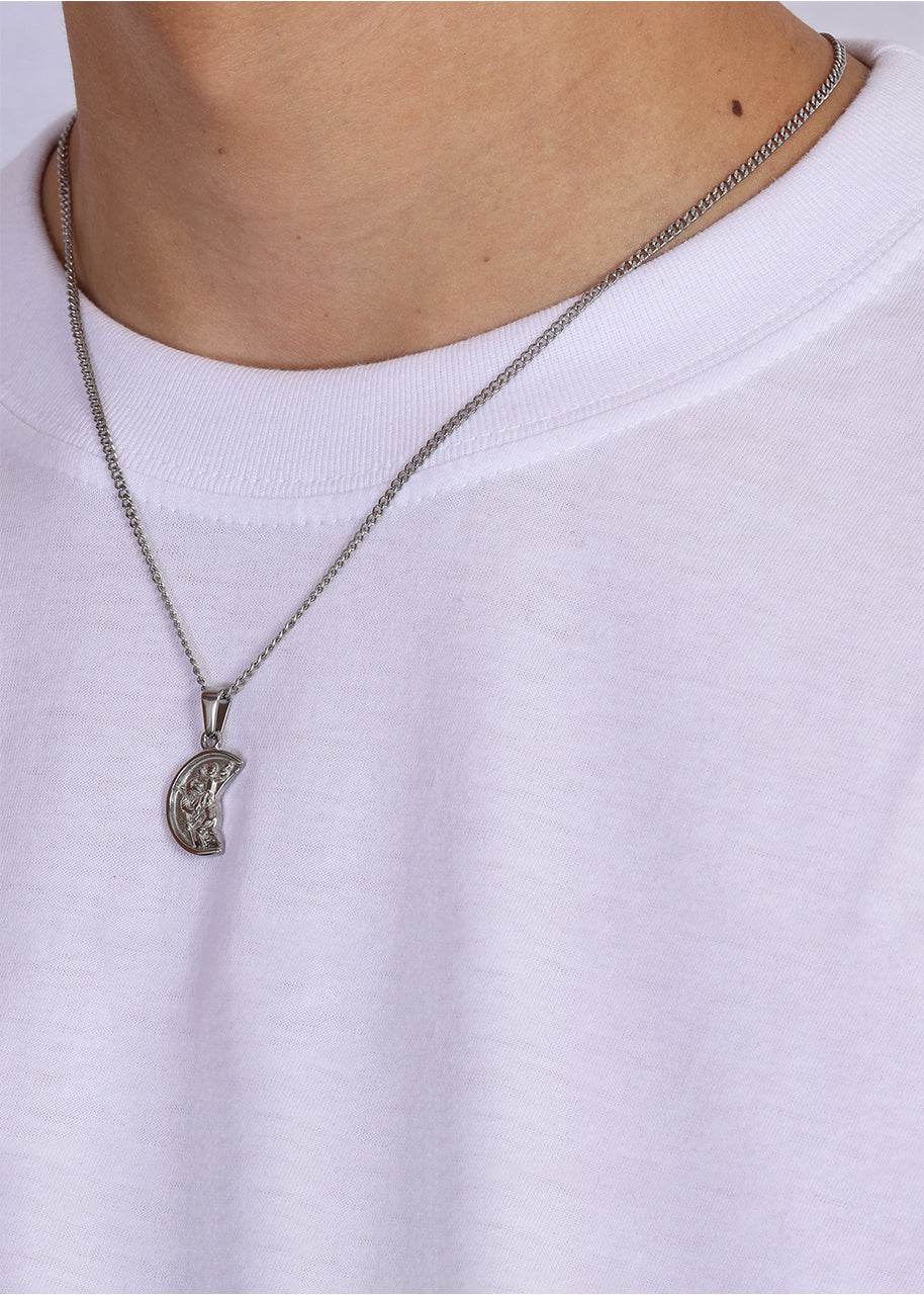 Quarter Pendant. - (Silver)