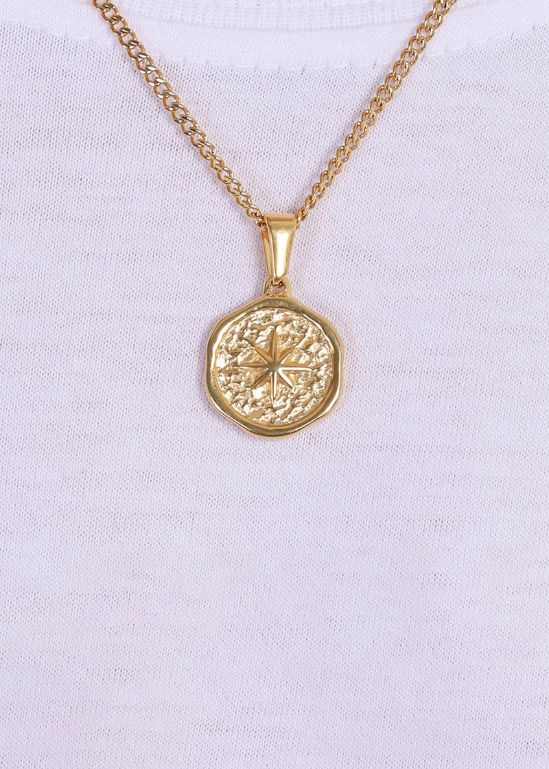 North Star Pendant. - (Gold)