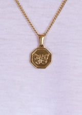 Butterfly Pendant. - (Gold)