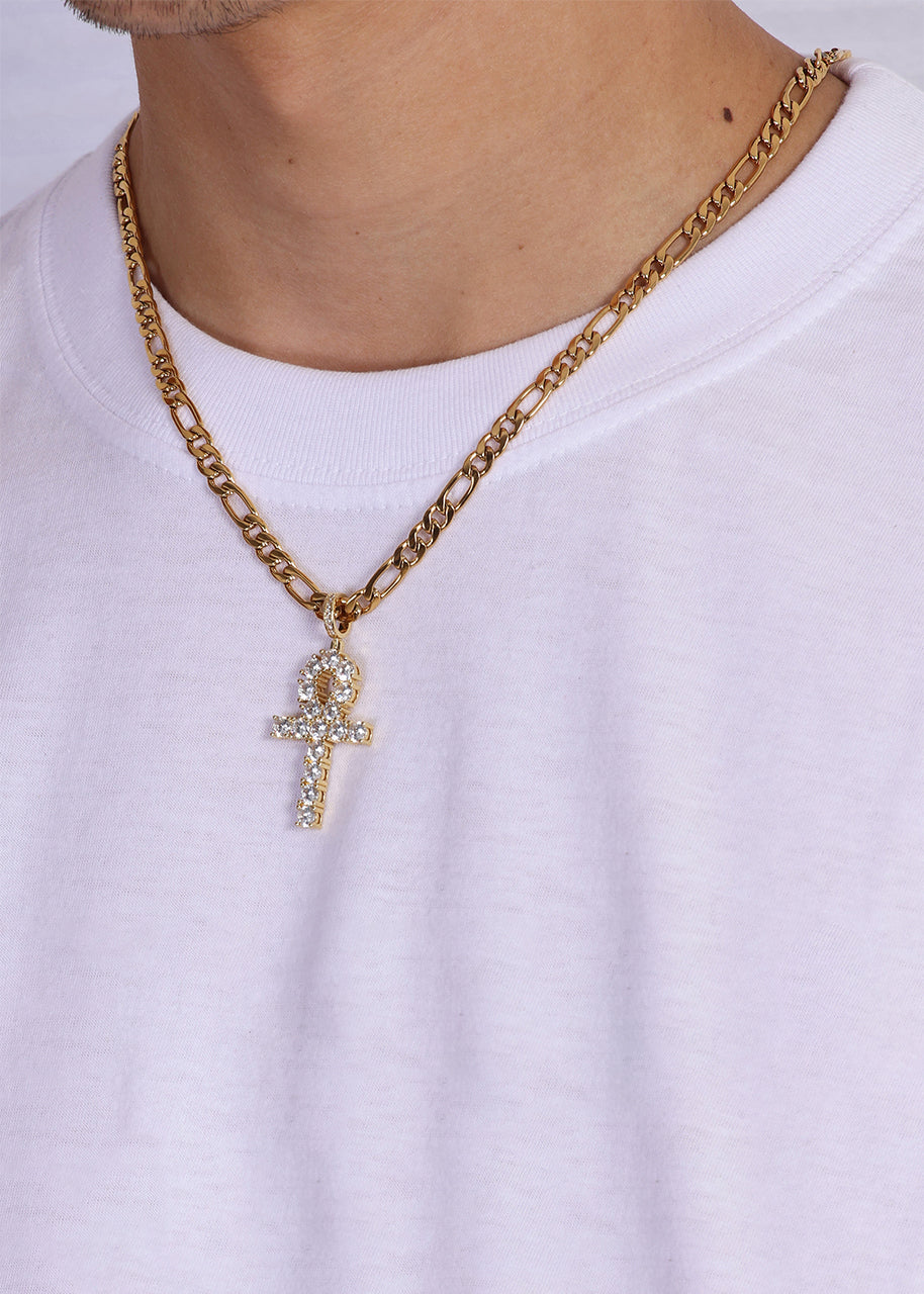 Ankh Pendant. - (VVS CZ)