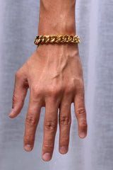 Cuban Bracelet. - (Gold) 12MM