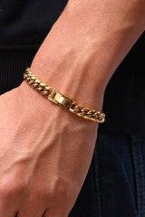 Kubanskt armband. - (Guld) 8MM