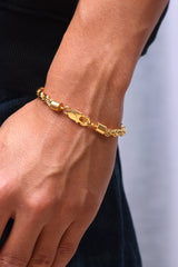 Infinity Bracelet. - (Gold) 6MM