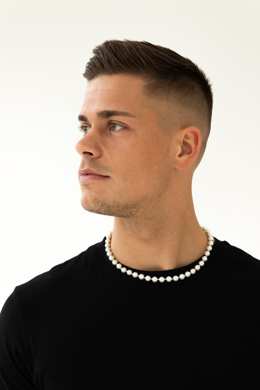 Pearl Chain. - (Silver 8MM