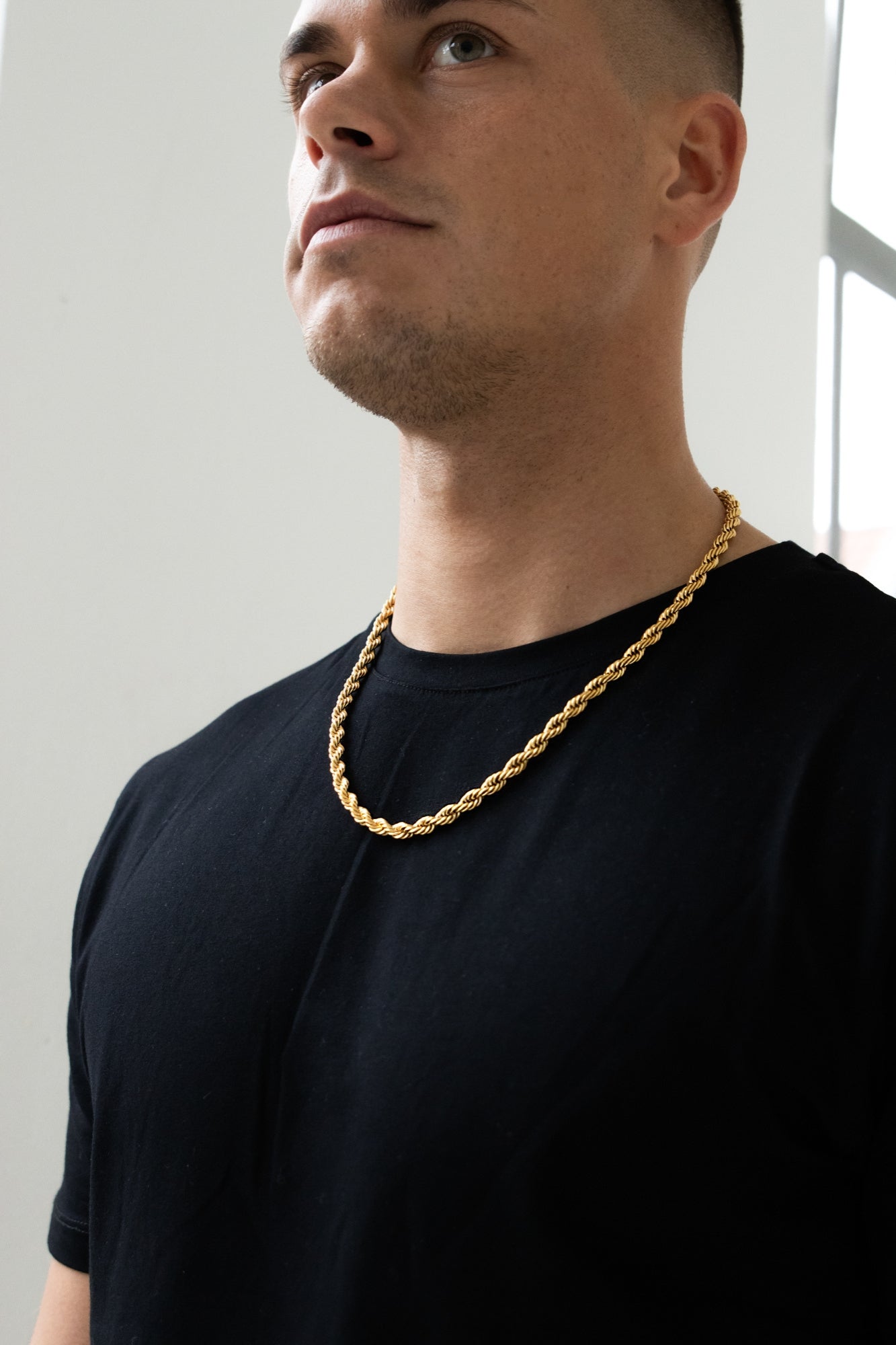 Rope Chain. - (Gold) 6MM