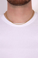 Rope Chain. - (Gold) 3MM