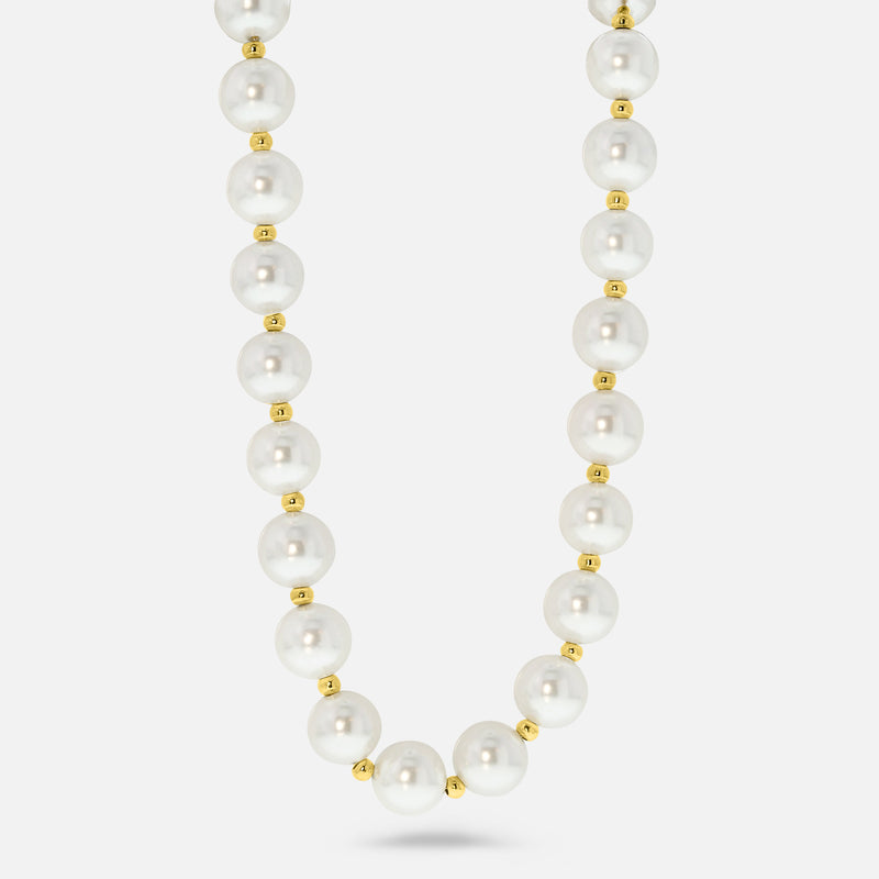 Pearl Chain. - (Gold) 8MM