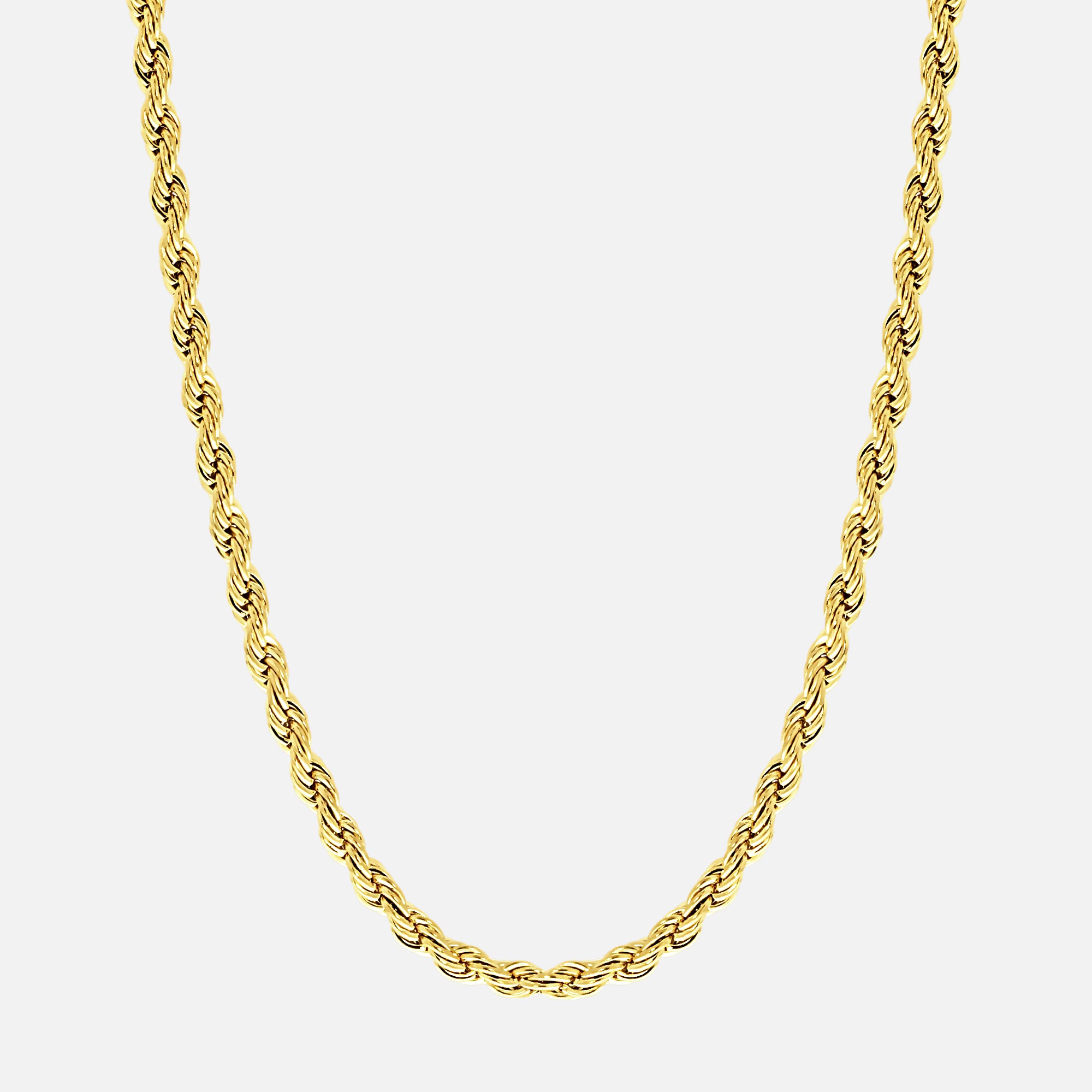 Rope Chain. - (Gold) 3MM