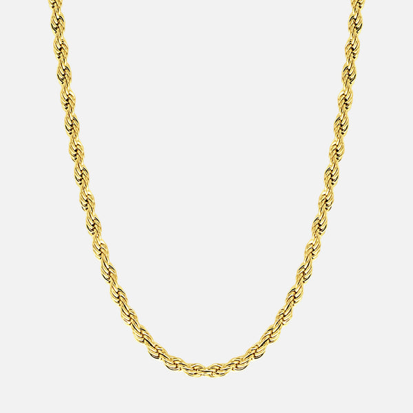 Rope Chain. - (Gold) 3MM