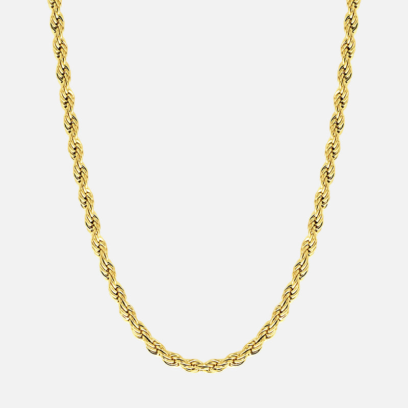 Rope Chain. - (Gold) 3MM