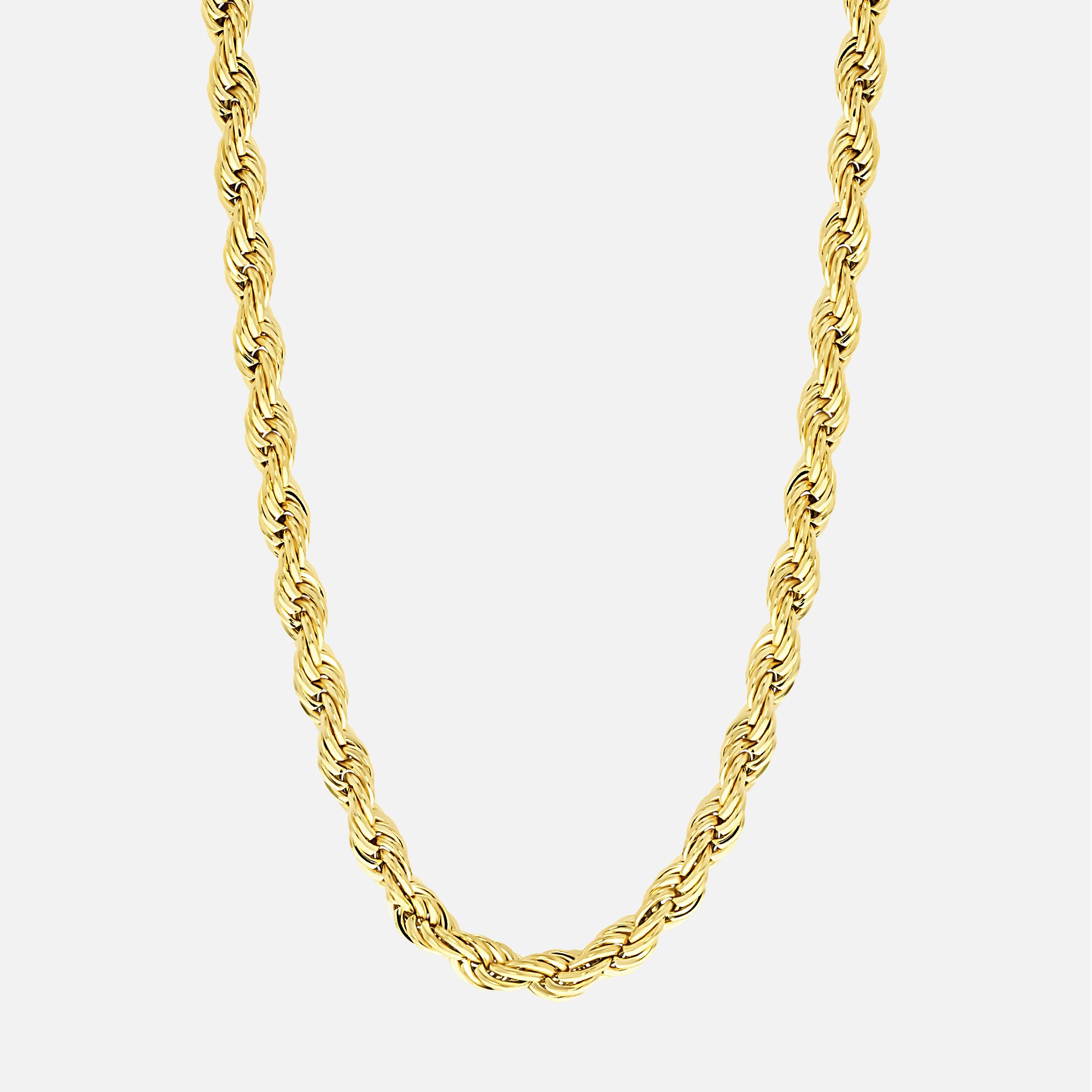 Rope Chain. - (Gold) 6MM