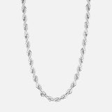 Rope Chain. - (Silver) 6MM
