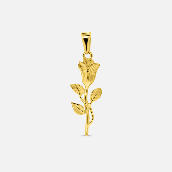 Rose Pendant. - (Gold)