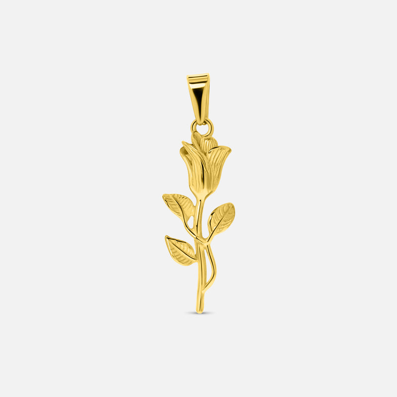 Rose Pendant. - (Gold)