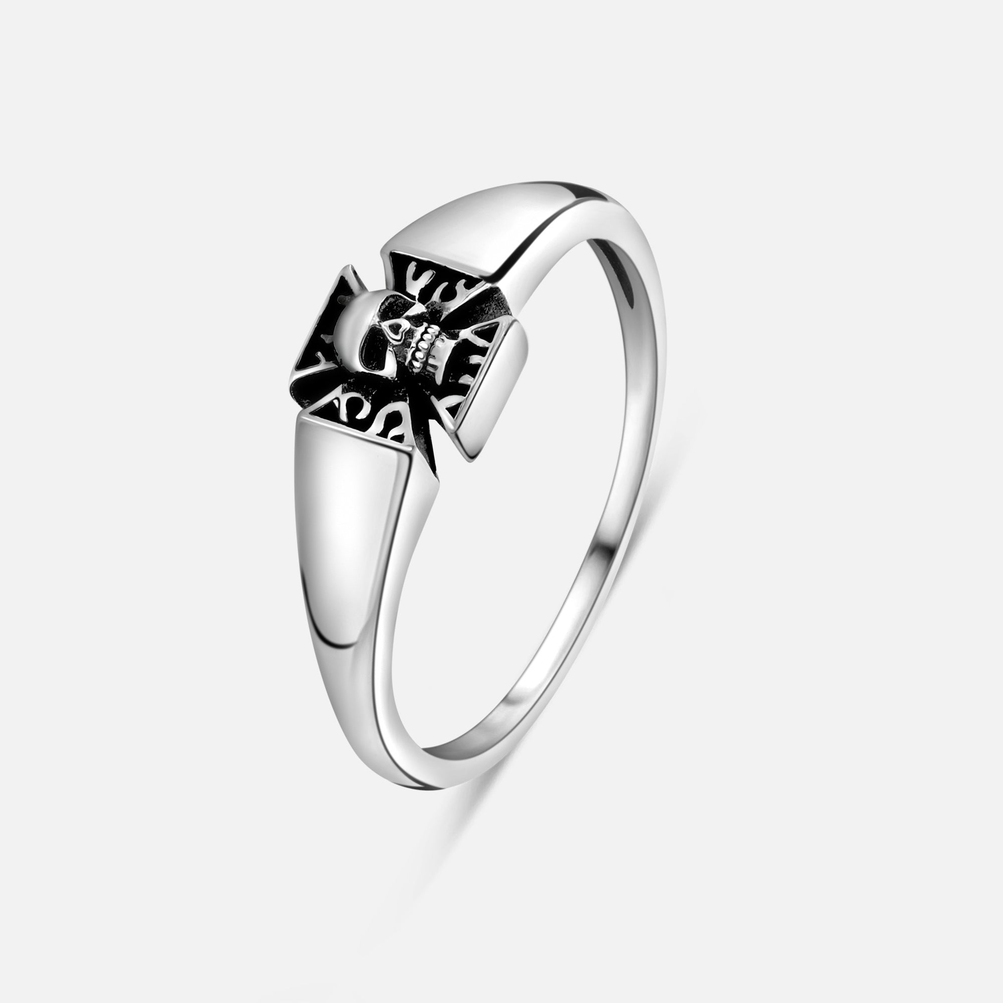 Mayan Skull. - (Silver)