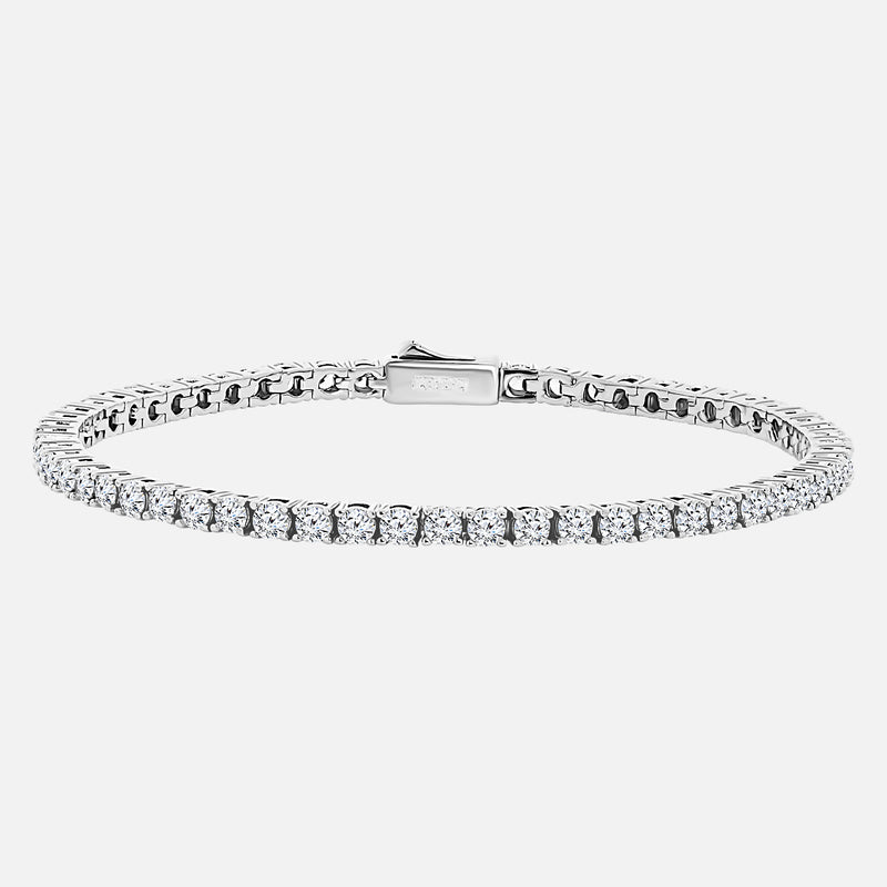 Tennis Bracelet. - (VVS CZ) 3MM