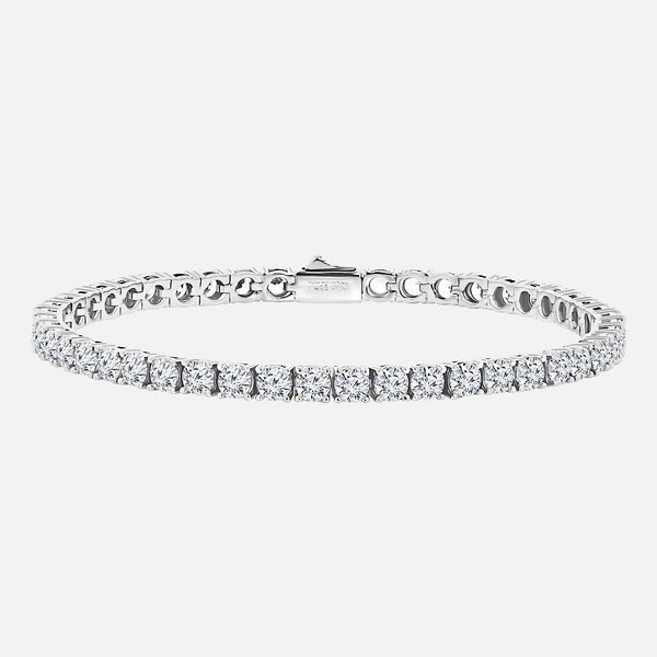 Tennis Bracelet. - (VVS CZ) 4MM