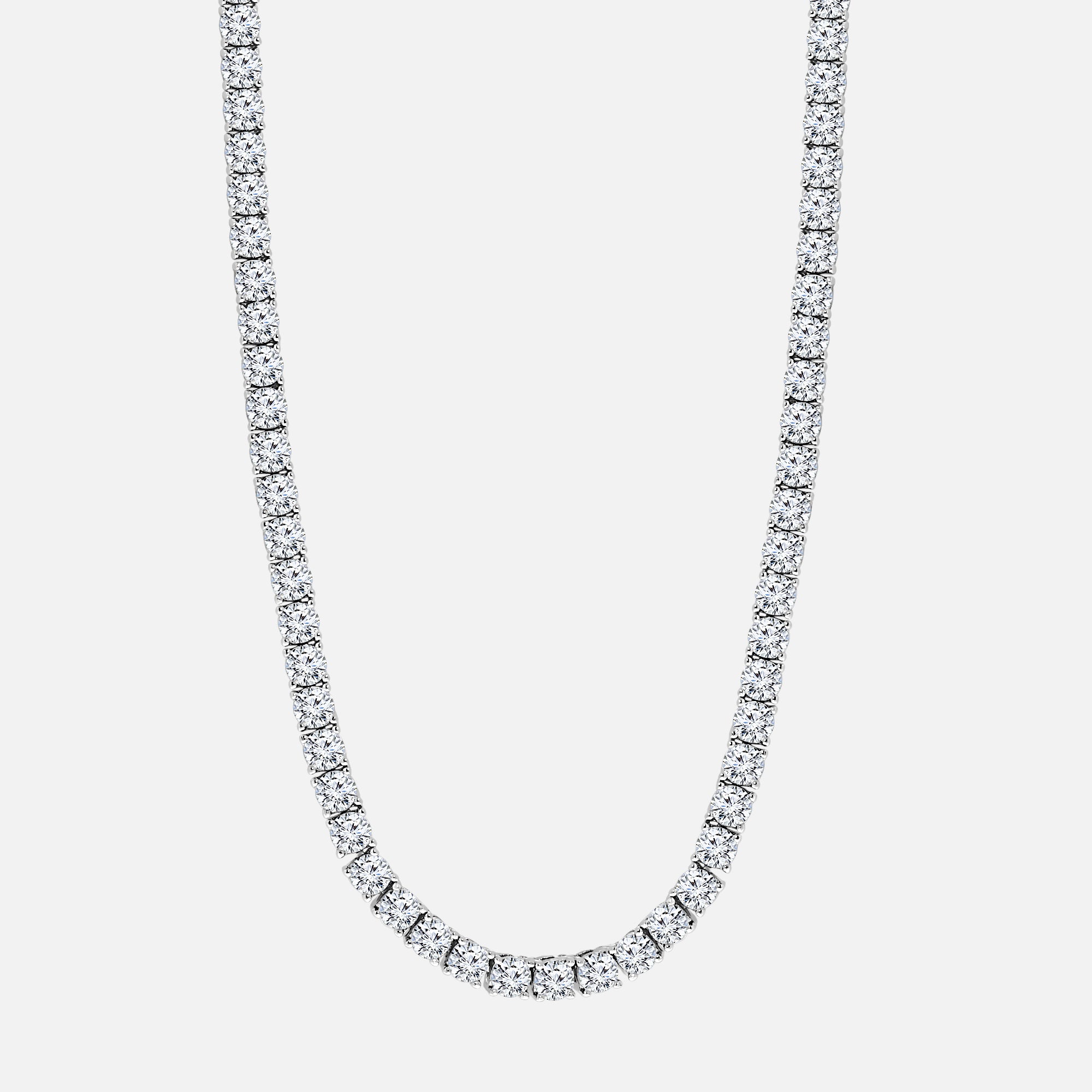 Tennis Chain. - (VVS CZ)  4MM